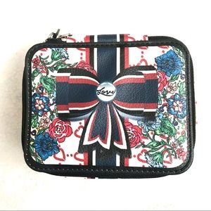 Brighton travel jewelry case zipper closure